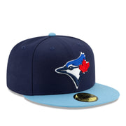 New Era Toronto Blue Jays Navy 59FIFTY Fitted Hat front right view