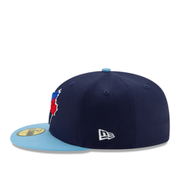 New Era Toronto Blue Jays Navy 59FIFTY Fitted Hat left side view