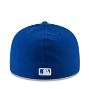 Back View of New Era Toronto Blue Jays Authentic Collection 59FIFTY Fitted Hat