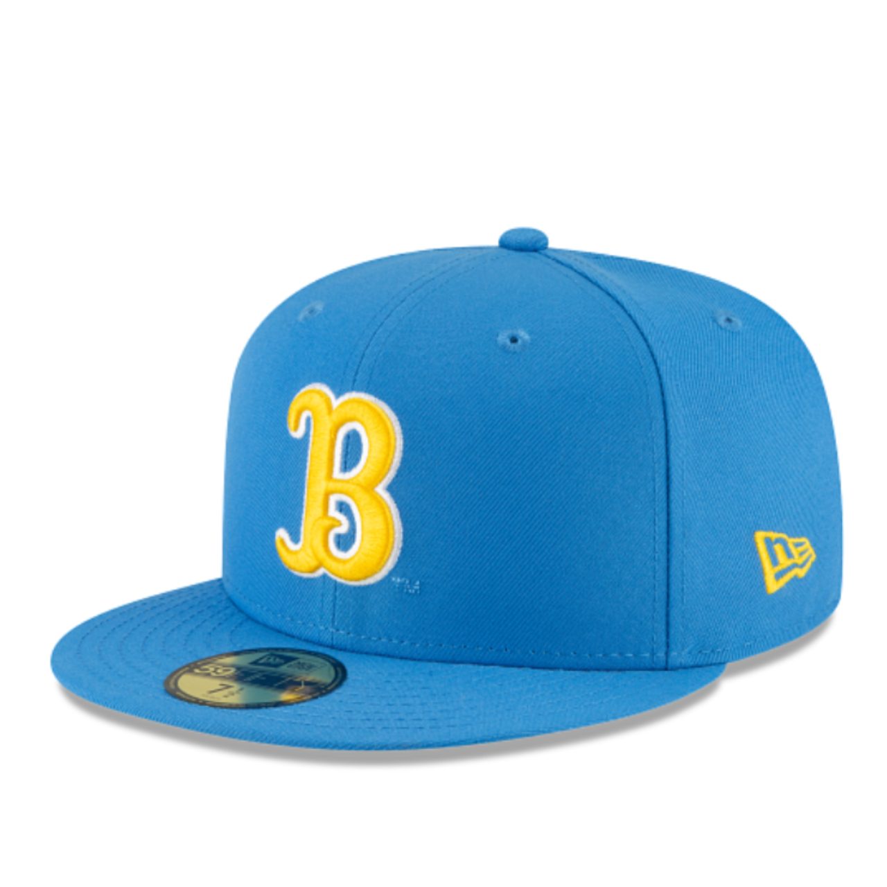New Era UCLA Bruins Sky Blue 59FIFTY Fitted Hat front angle view