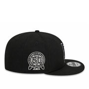 New Era Upside Down Los Angeles Anaheim Angels 9FIFTY Snapback Hat -Black side view
