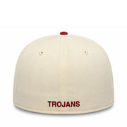 New Era USC Trojans Chrome Burgundy 59FIFTY Fitted Hat back view