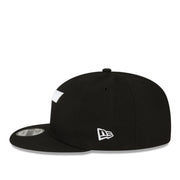 New Era Utah Jazz NBA 9Fifty Snapback Hat - Black White side view