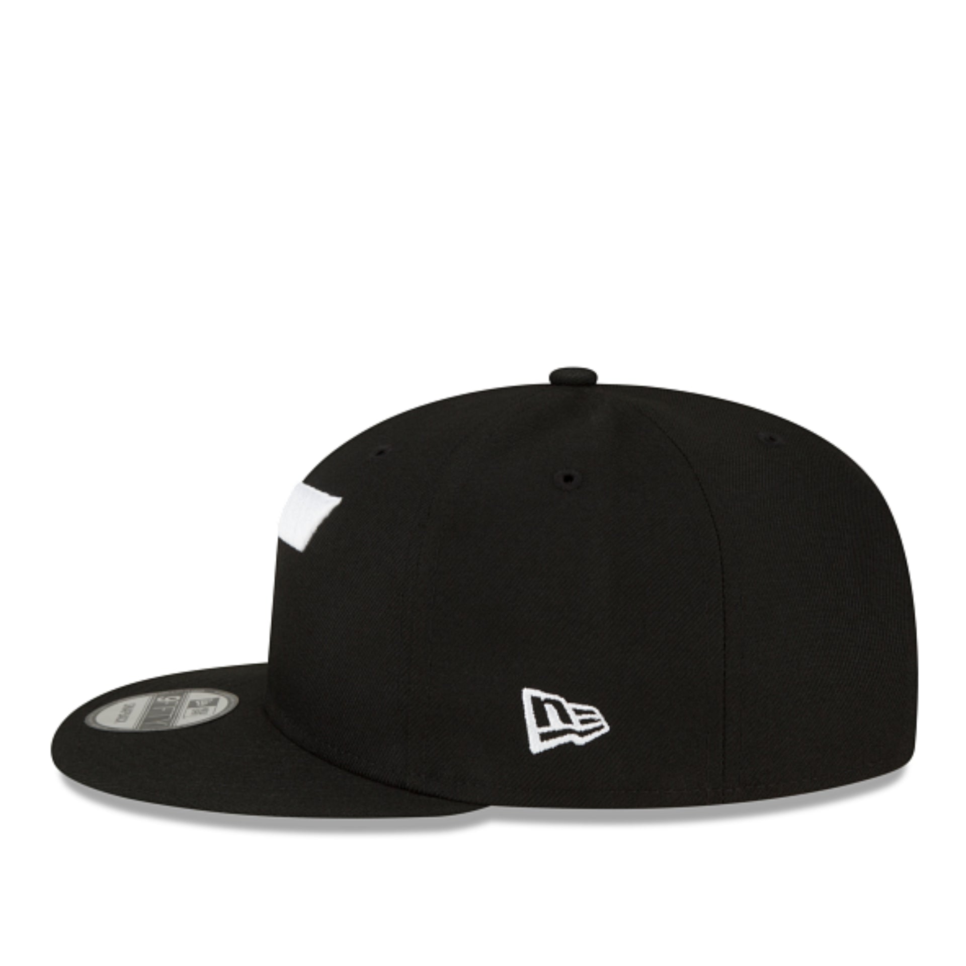 New Era Utah Jazz NBA 9Fifty Snapback Hat - Black White side view
