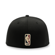 New Era Vancouver Grizzlies Black Hardwood Collection 59FIFTY Fitted Hat back view