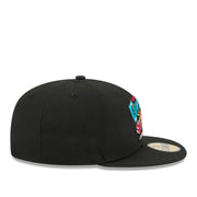 New Era Vancouver Grizzlies Black Hardwood Collection 59FIFTY Fitted Hat right side view