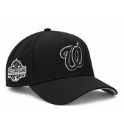 New Era Washington Nationals 2018 All-Star Game 9FORTY A-Frame black snapback hat with embroidered side patch, main angle