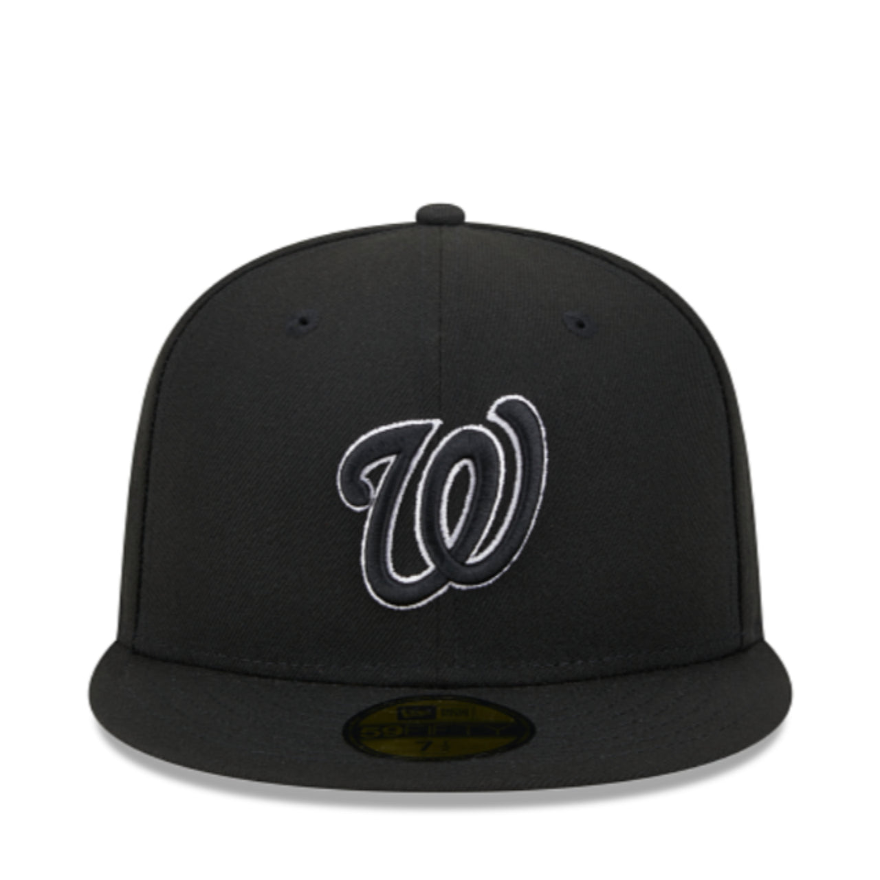 New Era Washington Nationals World Series 2019 Black 59FIFTY Fitted Hat front view
