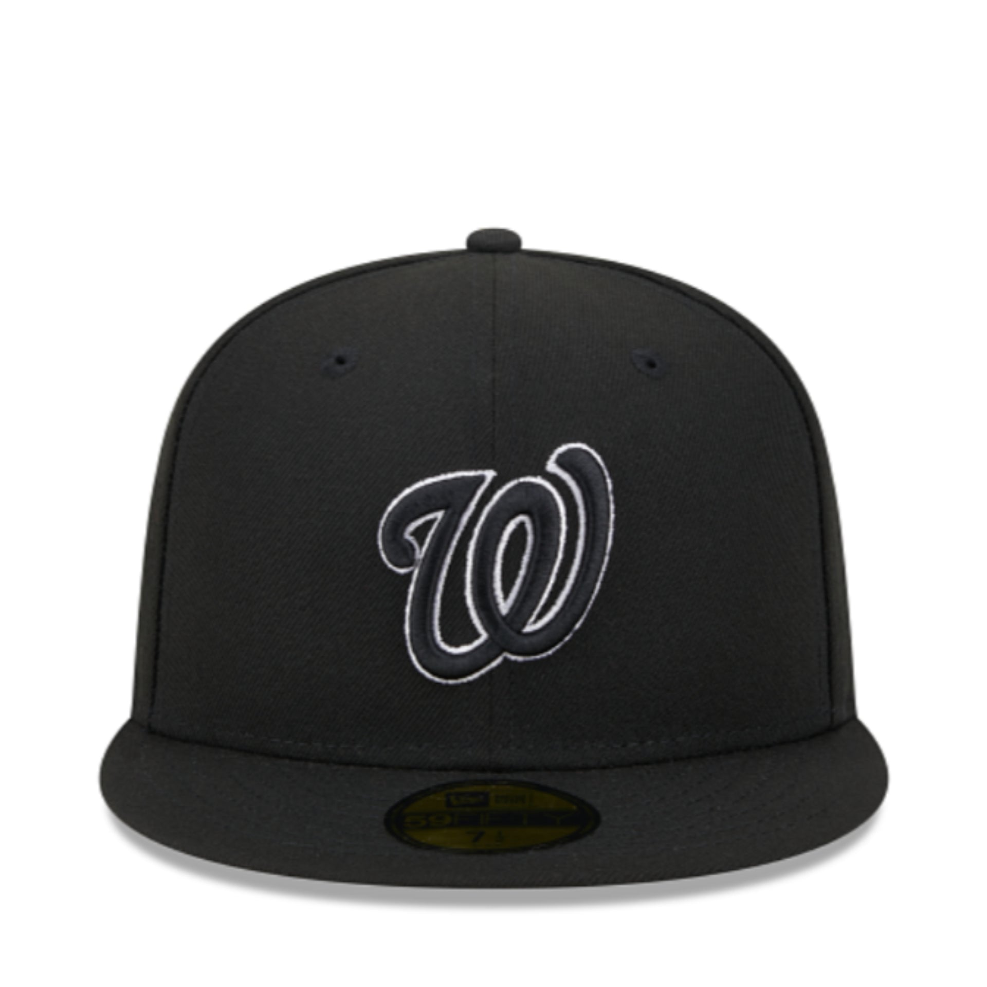New Era Washington Nationals World Series 2019 Black 59FIFTY Fitted Hat front view