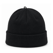 New Era New York Yankees Men's Cuff Knit Beanie Black on Black back view