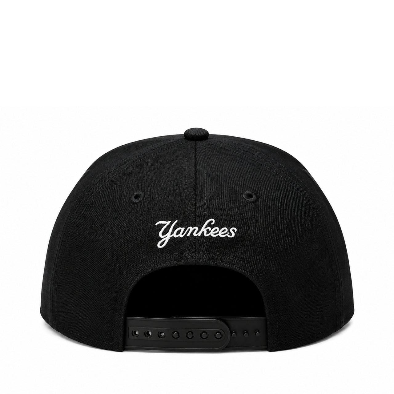 New Era New York Yankees Black 9FIFTY Youth Snapback Hat back view