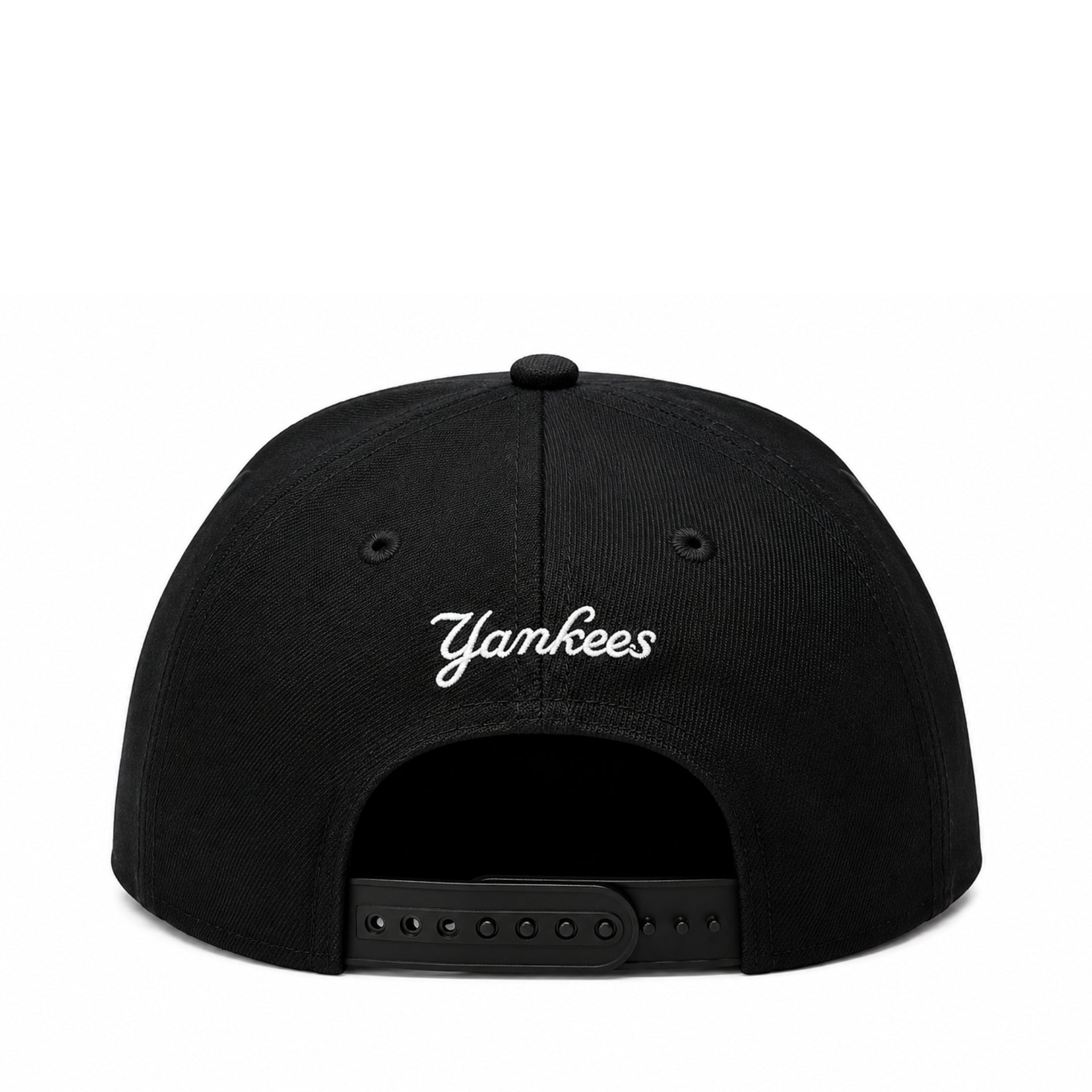 New Era New York Yankees Black 9FIFTY Youth Snapback Hat back view