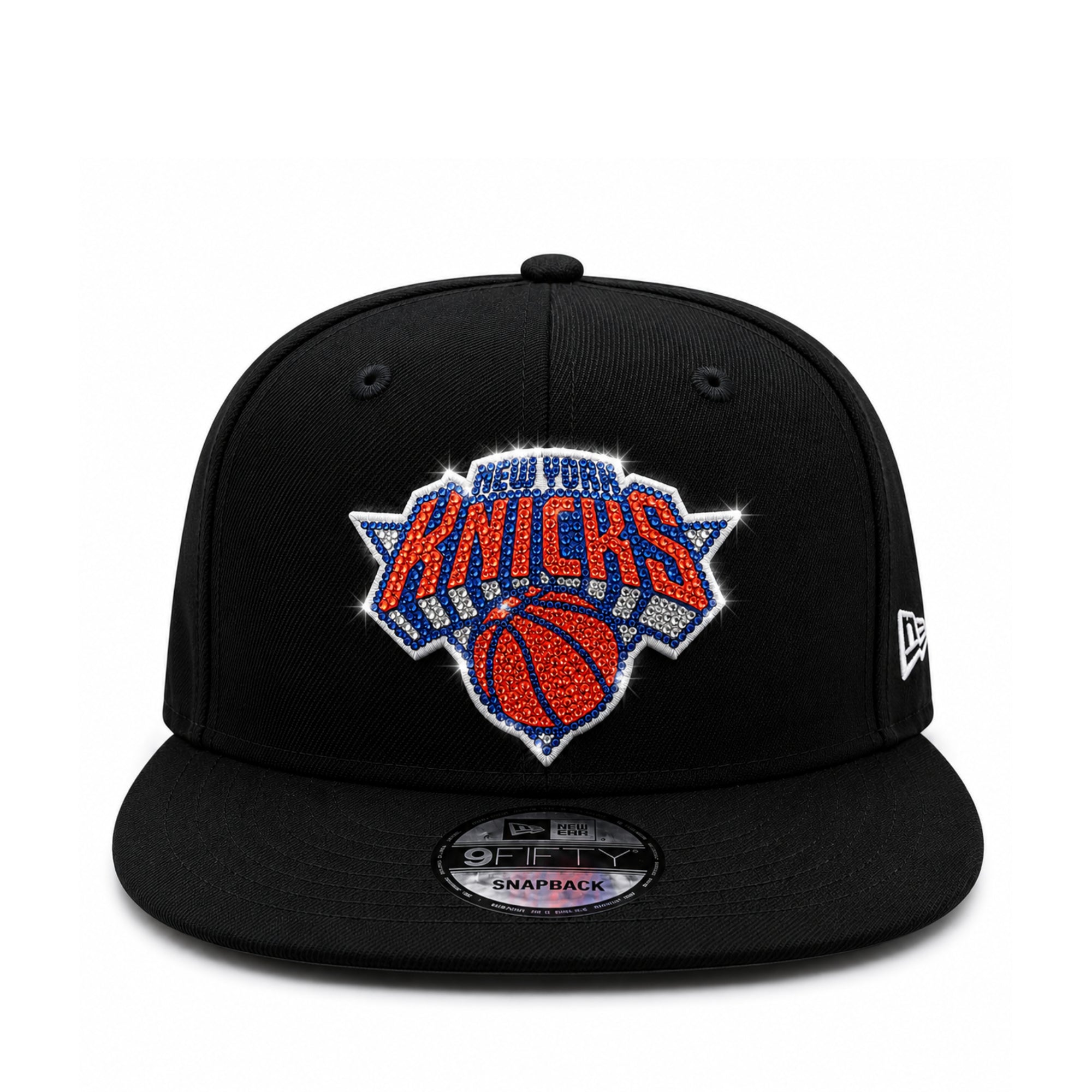 New Era New York Knicks Rhinestone Black 9FIFTY Snapback Hat