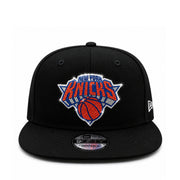 New Era New York Knicks Rhinestone Black 9FIFTY Snapback Hat front view