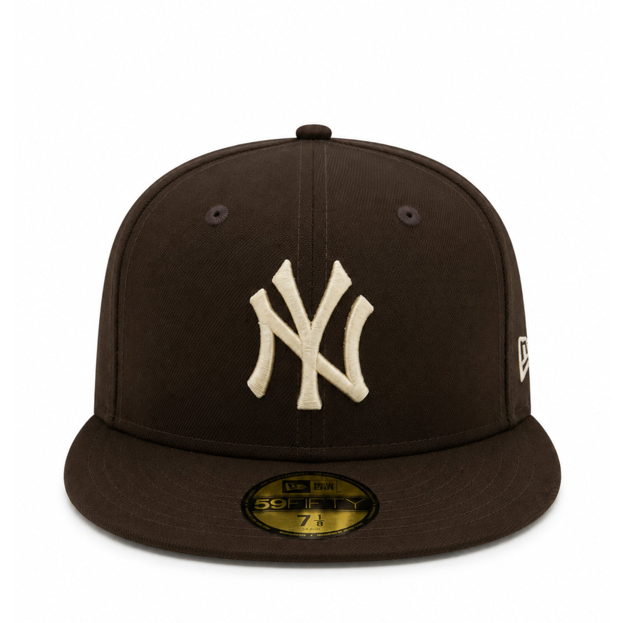 New Era New York Yankees Brown 59FIFTY Fitted Hat front view