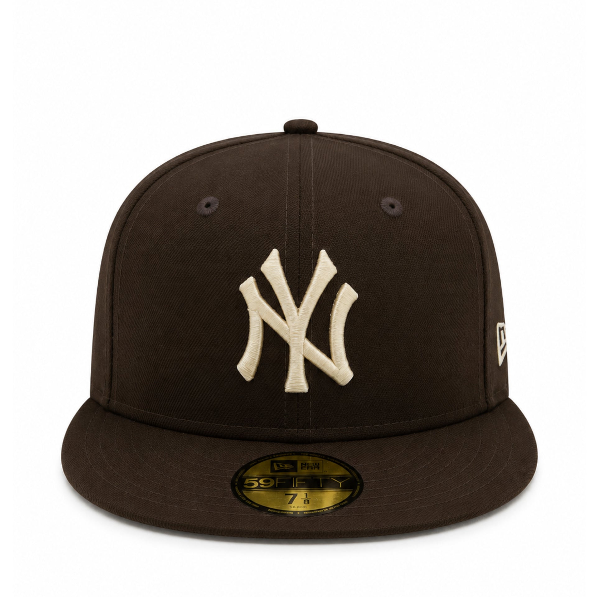 New Era New York Yankees Brown 59FIFTY Fitted Hat front view