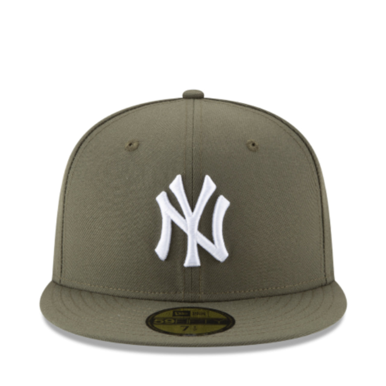 New Era New York Yankees Olive 59FIFTY Fitted Hat front view