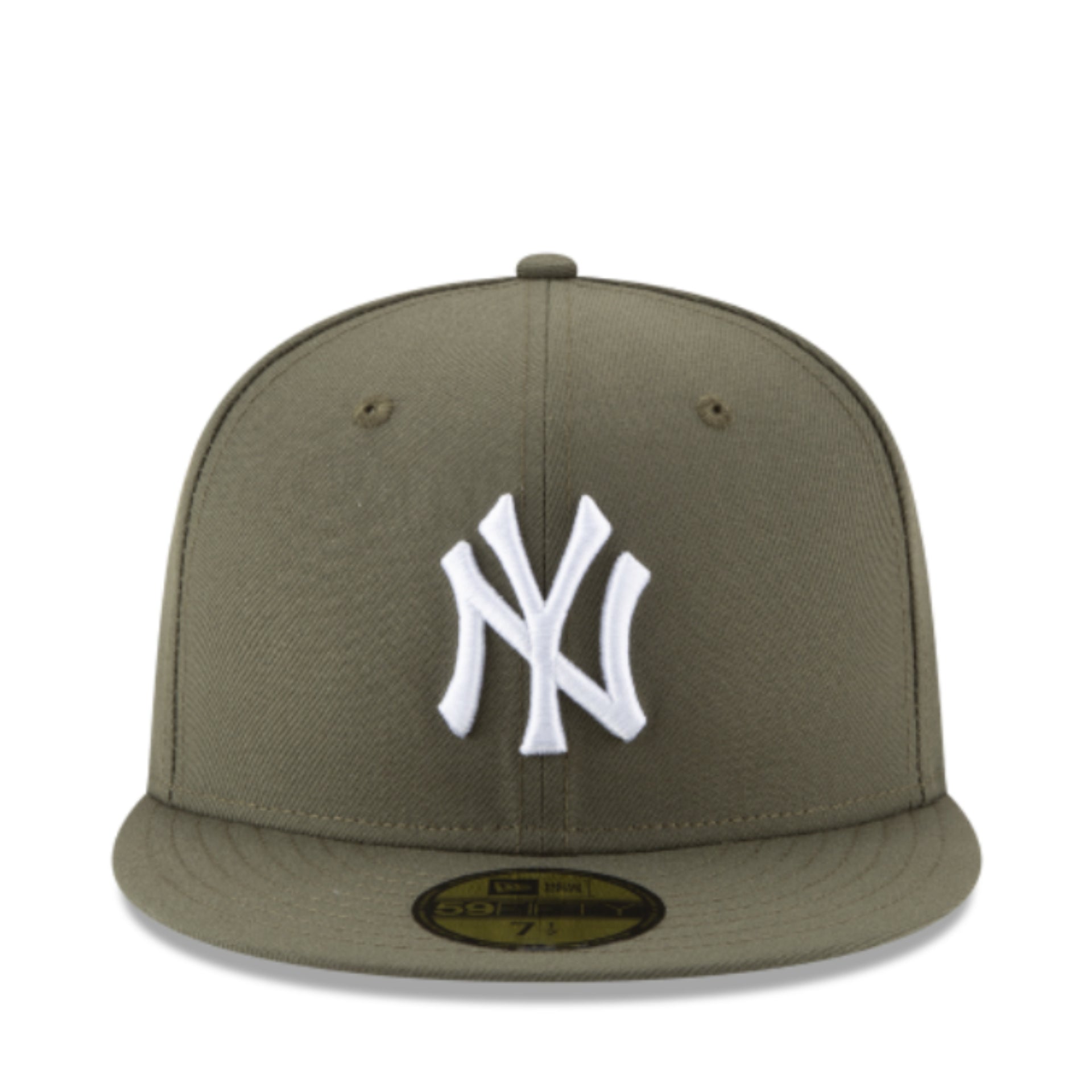 New Era New York Yankees Olive 59FIFTY Fitted Hat front view