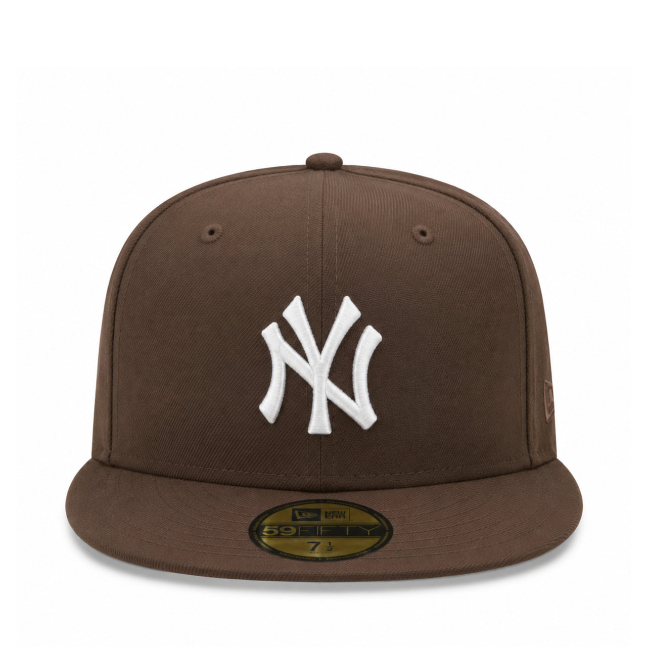 New Era New York Yankees NY Walnut Brown 59FIFTY Fitted Hat front view