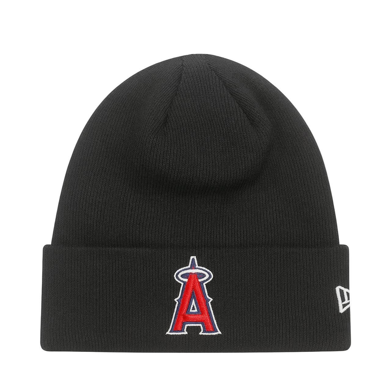 New Era Los Angeles Angels Black Men's Cuff Knit Beanie