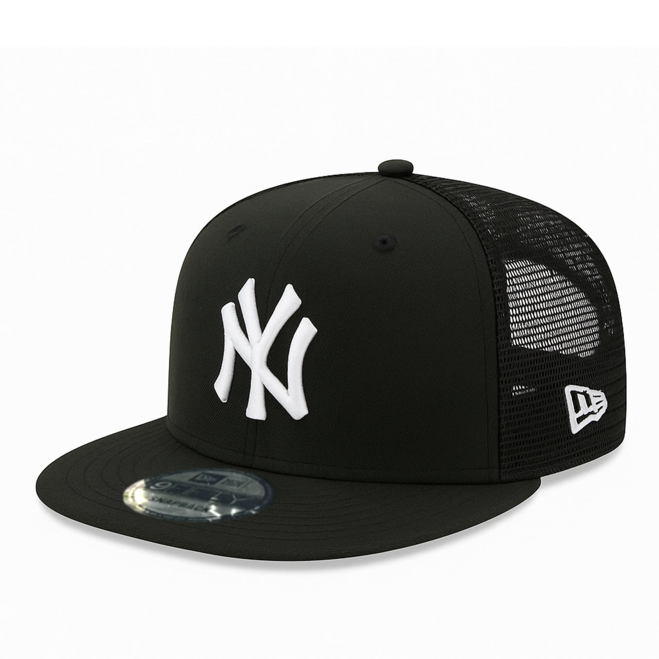 New Era New York Yankees Black Trucker 9FIFTY Snapback Hat