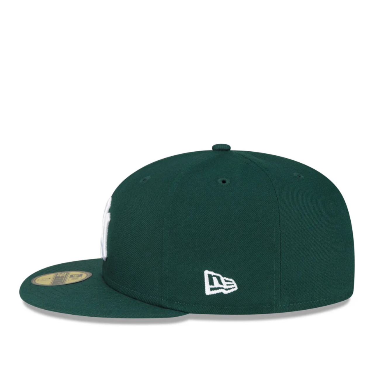 Side of New Era New York Yankees NY Dark Green 59FIFTY Fitted Hat