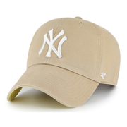 47' Brand New York Yankees BALLPARK Khaki Clean Up Adjustable Strap Hat
