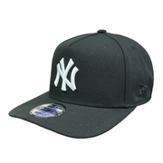 Black New York Yankees 9forty A-frame New Era Snapback Hat