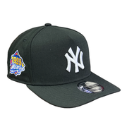 Black New York Yankees 9forty A-frame New Era Snapback Hat