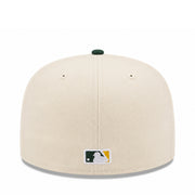 New Era Oakland Athletics Chrome Green 59FIFTY Fitted Hat back view