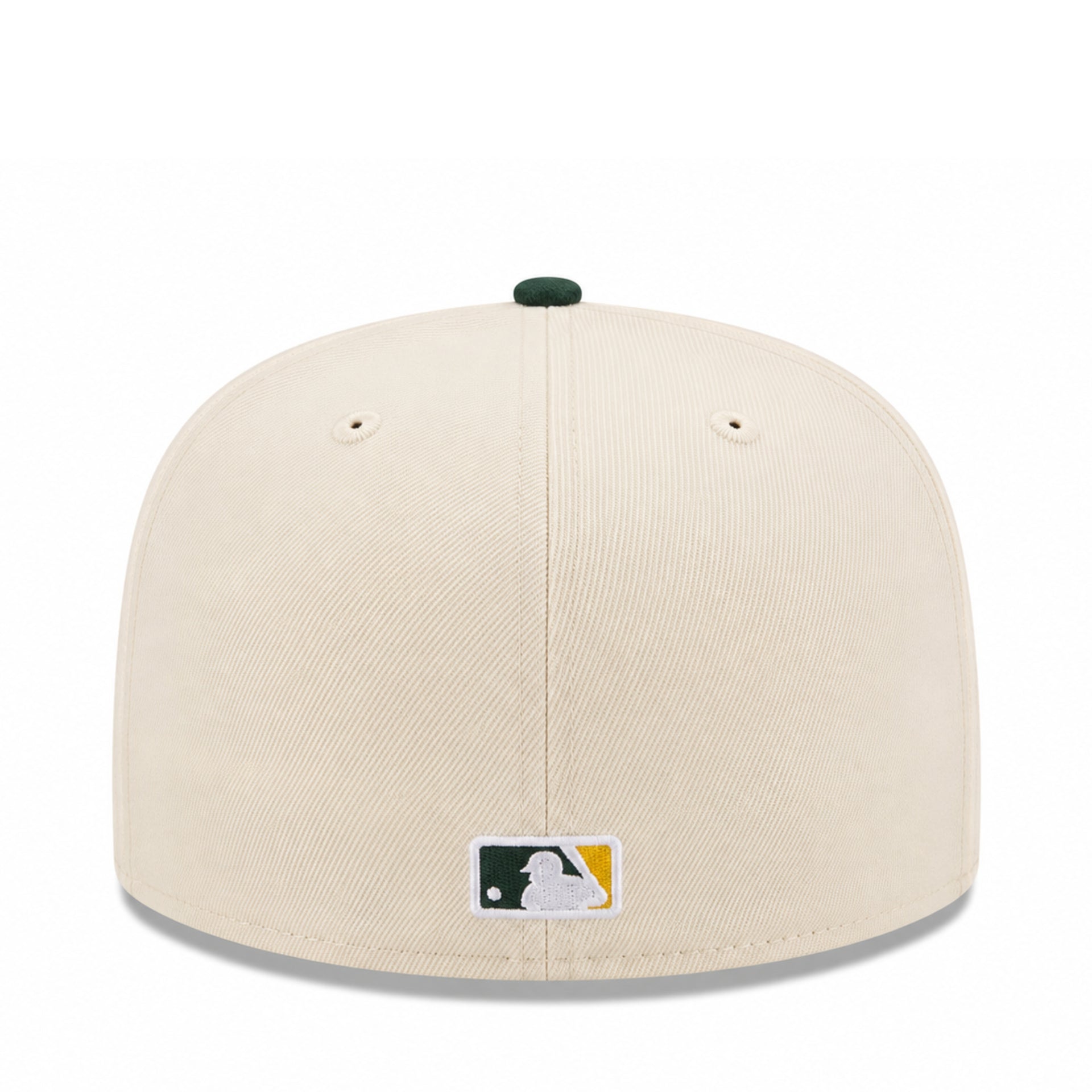 New Era Oakland Athletics Chrome Green 59FIFTY Fitted Hat back view