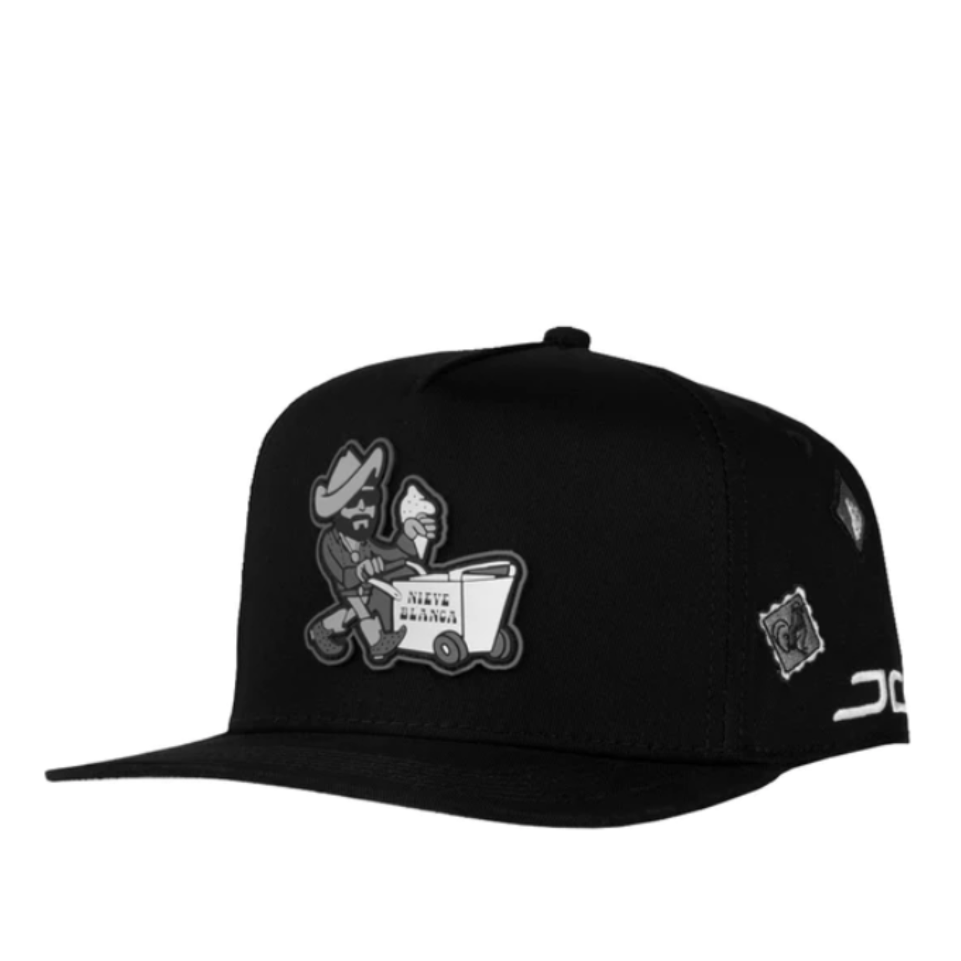 JC HAT Casa Blanca ice cream cart black snapback cap