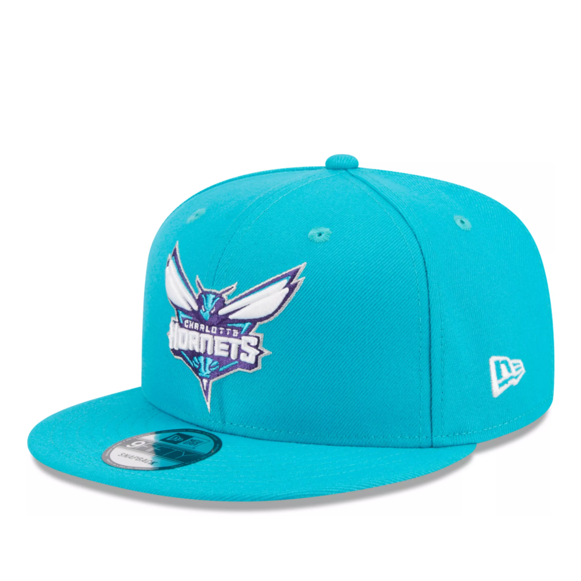 Teal Charlotte Hornets New Era snapback cap