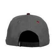 JC Hat Trebol Clover logo Grey/Maroon snapback