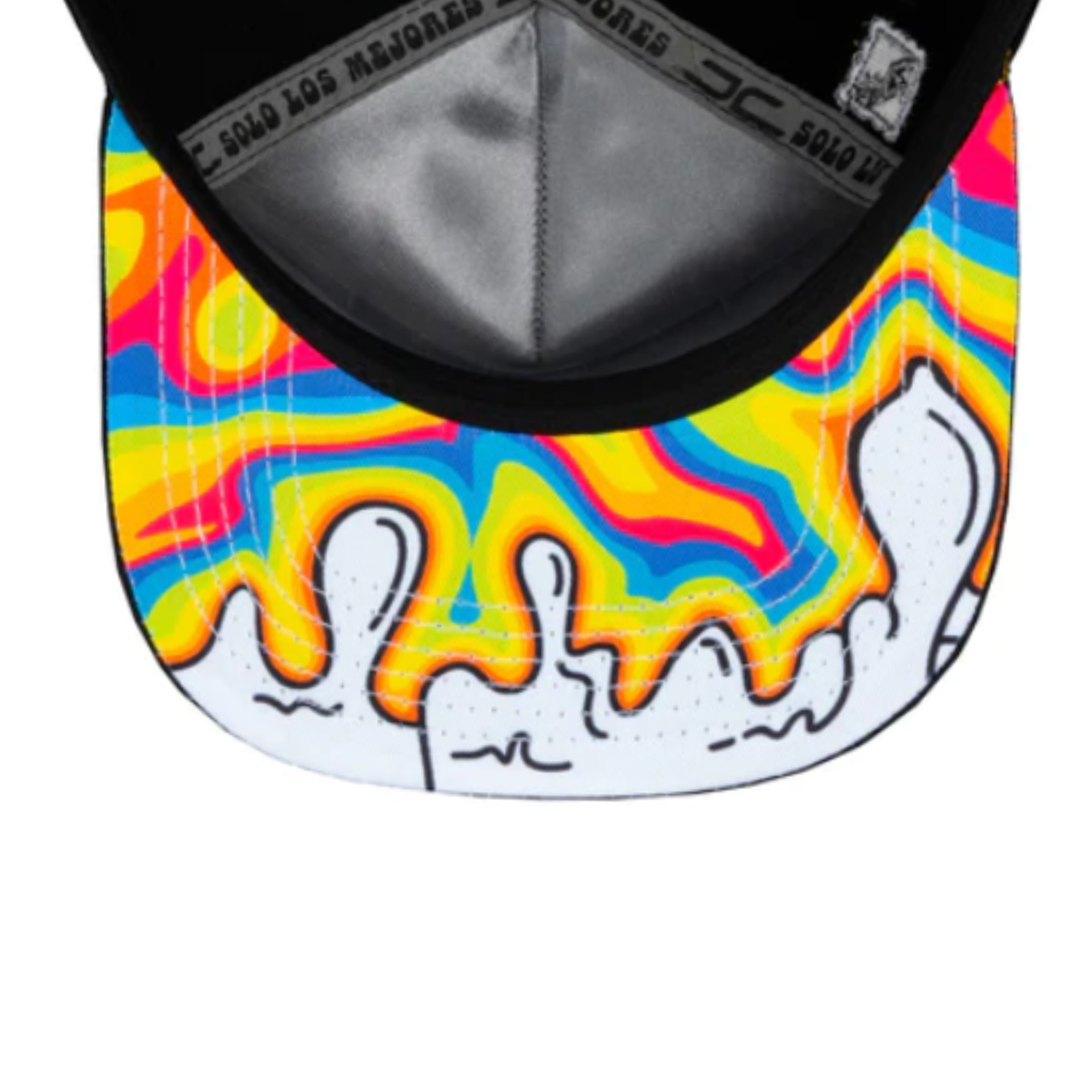 JC HAT Casa Blanca ice cream cart black snapback cap under visor