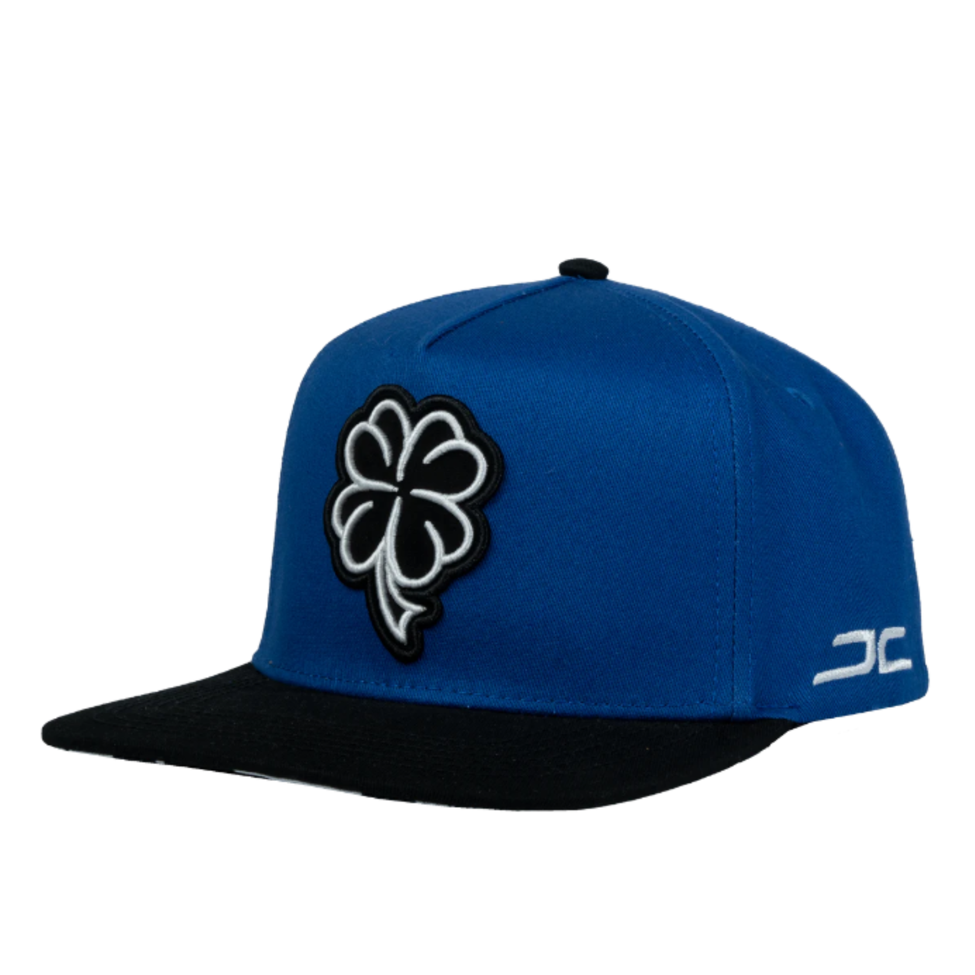 JC Hat Trebol Clover logo Royal blue/Black snapback