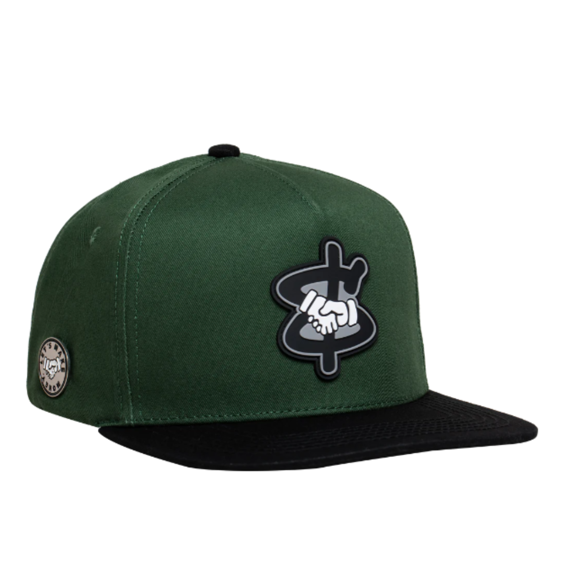 JC Hat Business US Dollar logo Snapback Hunter Green/Black