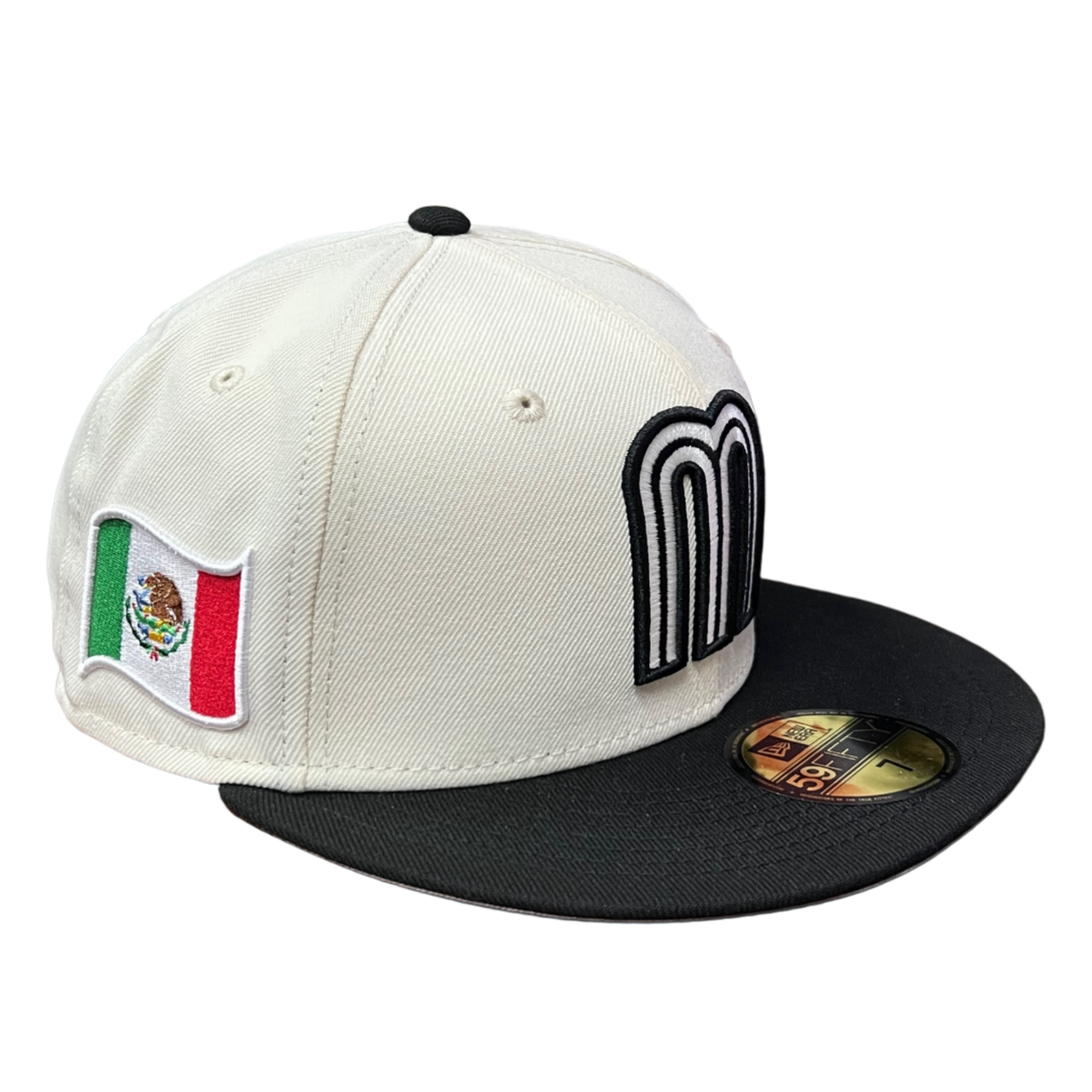 WBC Mexico M Flag Side Patch 59FIFTY Fitted Hat