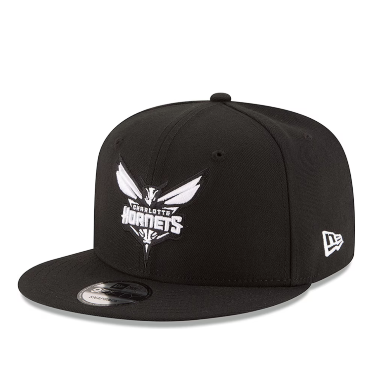 New Era NBA Charlotte Hornets Black 9FIFTY Snapback Hat