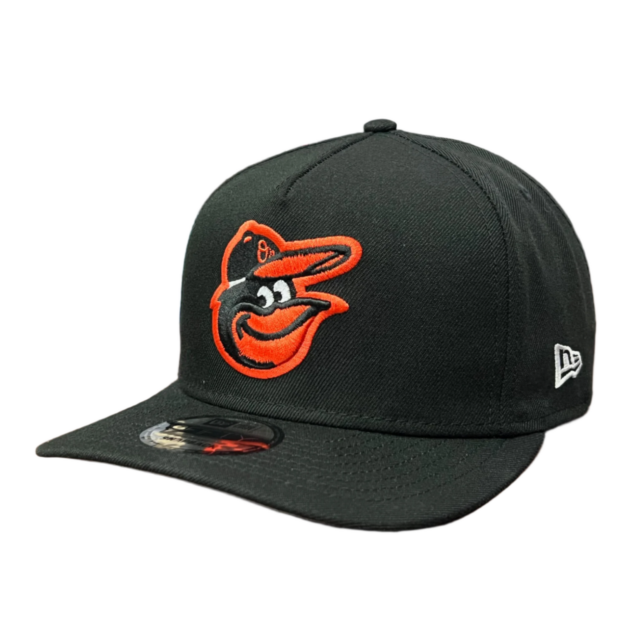 New Era Baltimore Orioles Black 9FIFTY A-Frame Snapback Hat