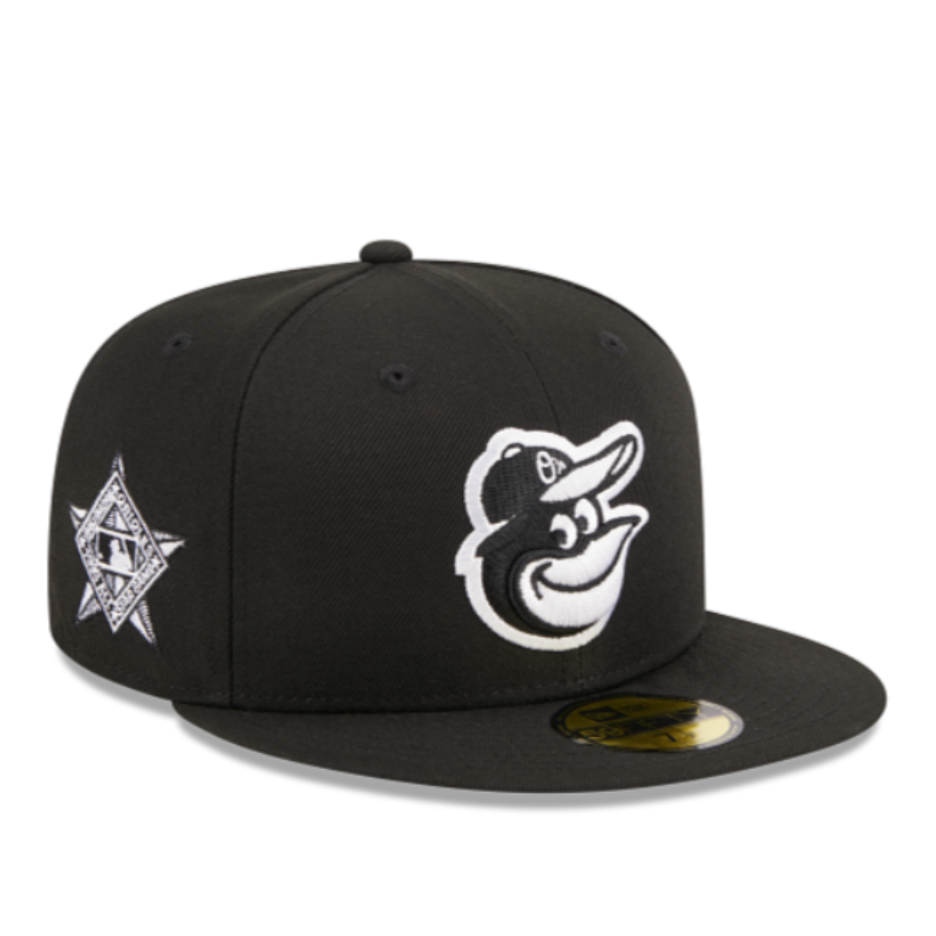 New Era Baltimore Orioles Black and White 59FIFTY Fitted Hat