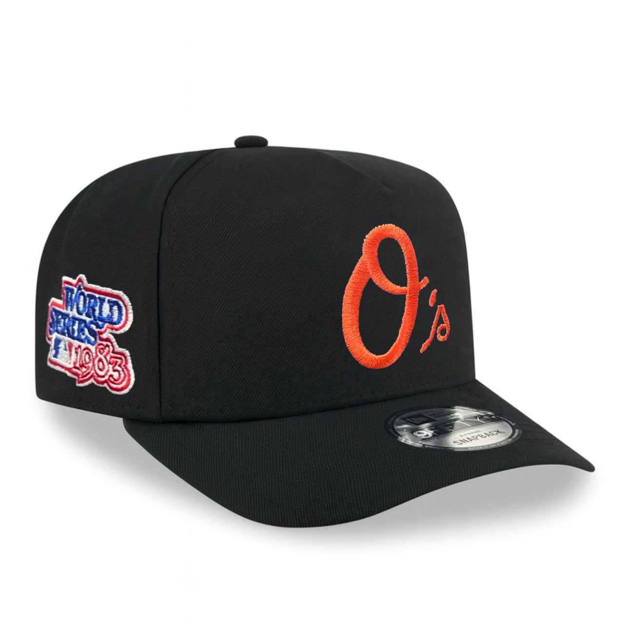 New Era Baltimore Orioles World Series 83 Black 9FIFTY A-Frame Snapback Hat