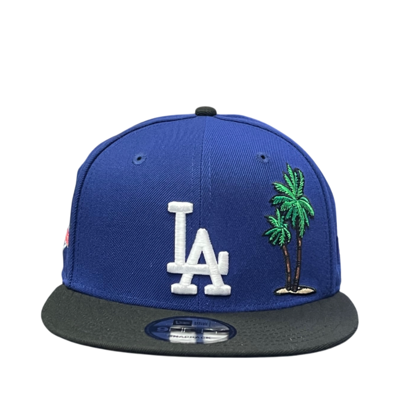 New Era Los Angeles Dodgers 60th Anniversary Palm Tree Blue Black 9FIFTY Snapback Hat