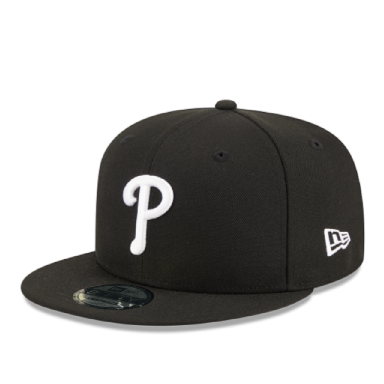New Era Philadelphia Phillies Black White 9FIFTY Snapback Hat