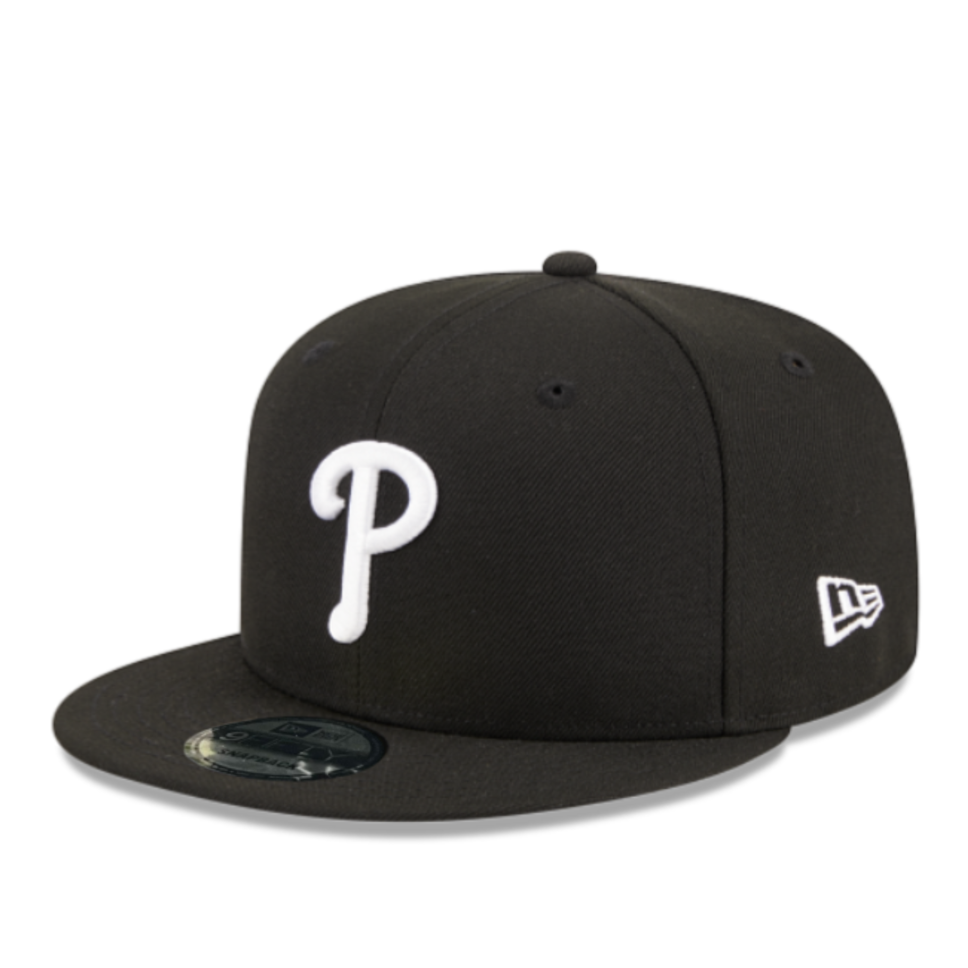 New Era Philadelphia Phillies Black White 9FIFTY Snapback Hat