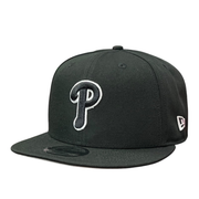 Philadelphia Phillis Black White Outline 9FIFTY Snapback Hat