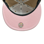 pink uv of New Era Los Angeles Dodgers Camel Pink Heart 59FIFTY Fitted Hat
