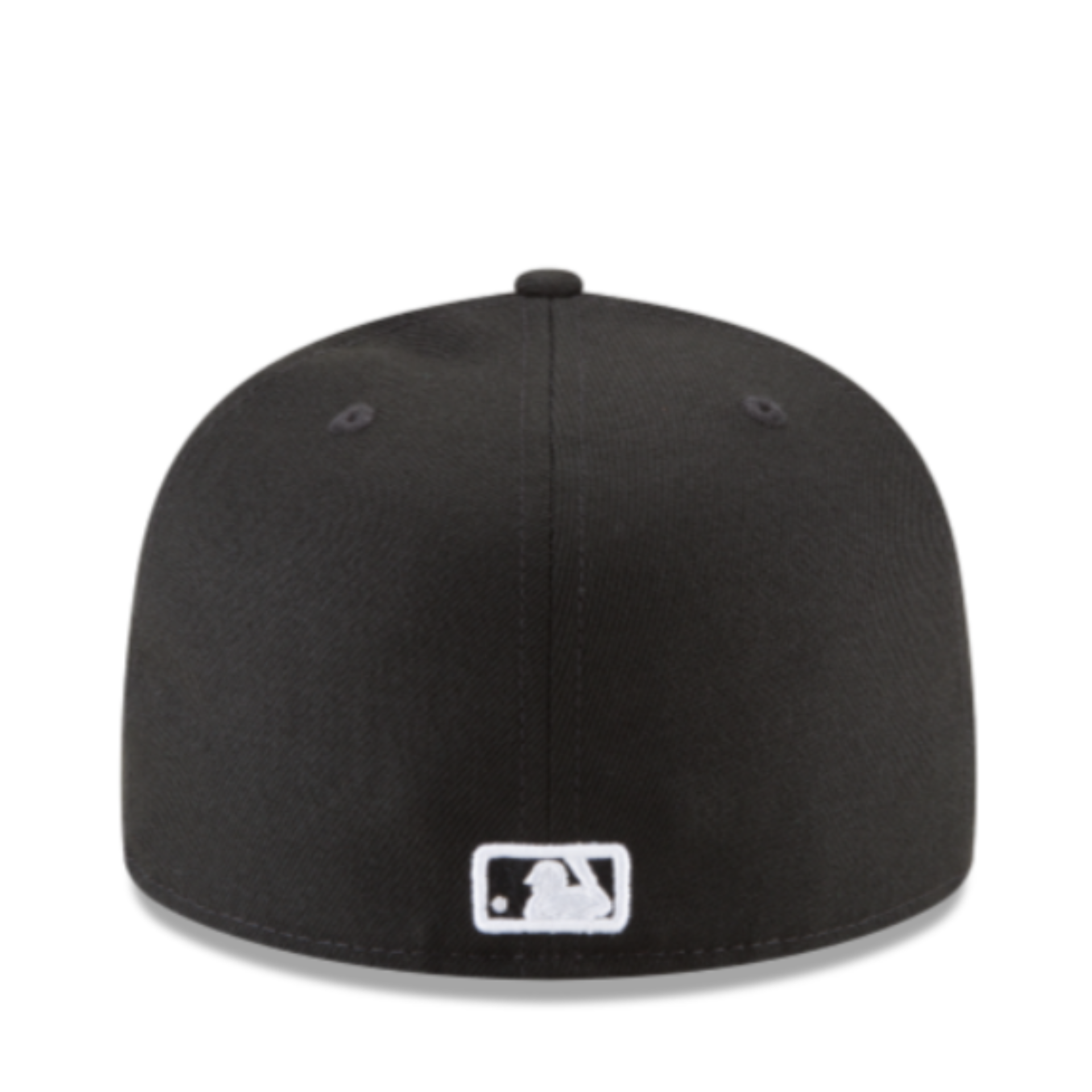 Back View of New Era Pittsburgh Pirates Black & White 59FIFTY Fitted Hat