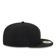 New Era Pittsburgh Pirates Black White Outlined 59FIFTY Fitted Hat right side view