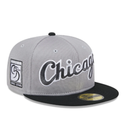 Chicago White Sox Mesh Pratice Gray Black New Era 59FIFTY Fitted Hat